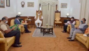 Governor Satya Pal Malik on Tuesday held a consultative meeting with Chief Minister Conrad Sangma and Health Minister A L Hek to take stock of the COVID-19 situation in the state.