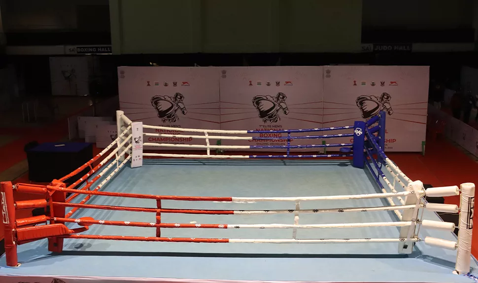 Official PRO Boxing Professional Drop-N-Lock 22' X 22' Boxing Ring Without  Flooring | PRO Boxing Equipment | Made in U.S.A.