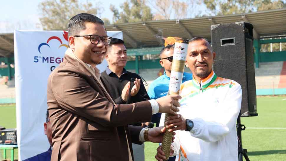 Countdown to 5th Meghalaya Games begins with torch relay